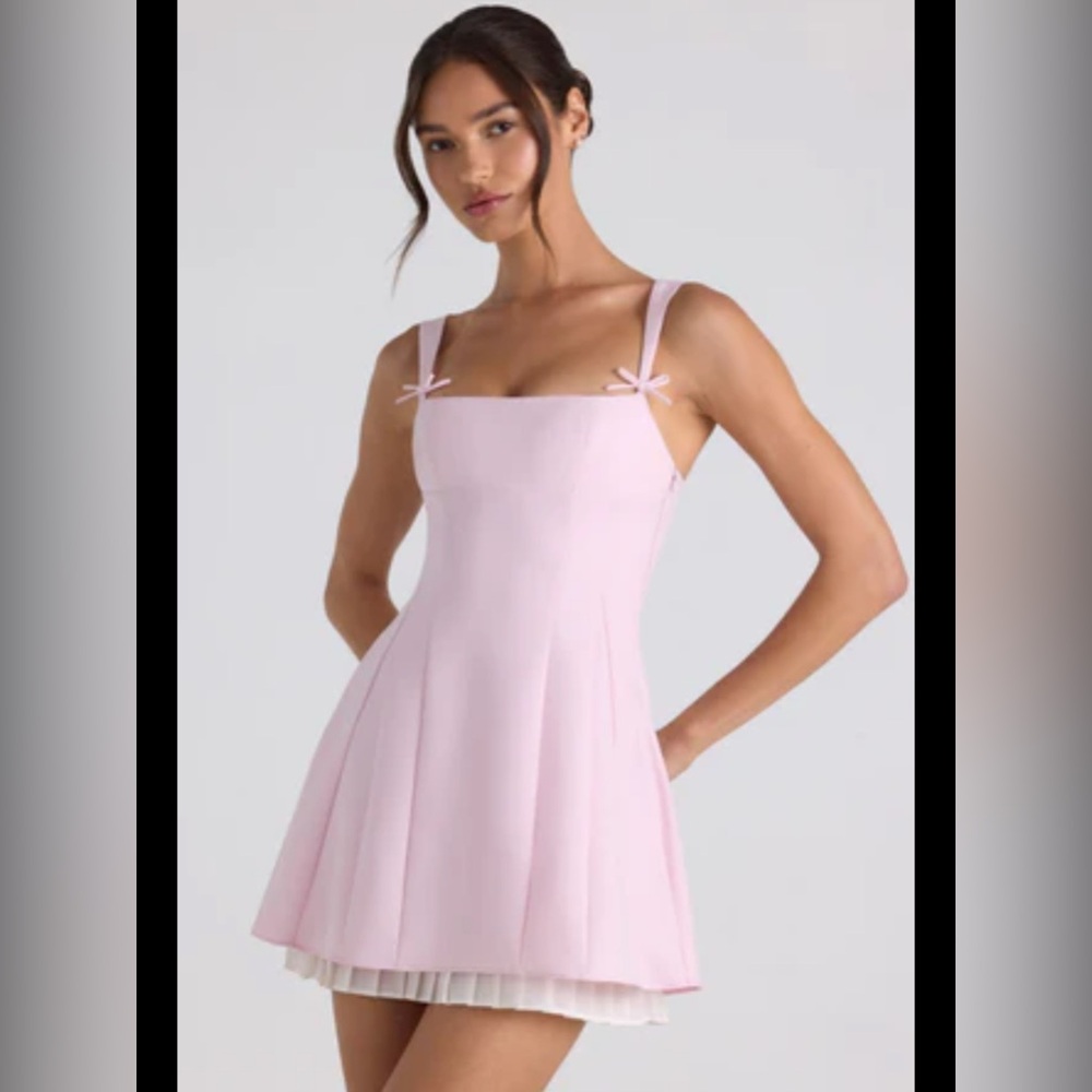Oh Polly Cressida Light Pink Mini Dress